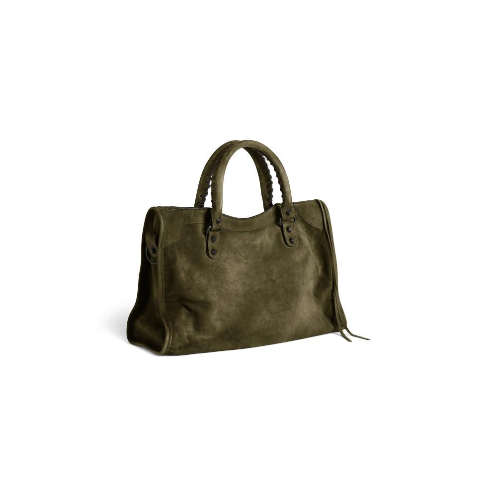 Balenciaga شنطة بالنسياقا WOMEN'S LE CITY BAG IN KHAKI - 3