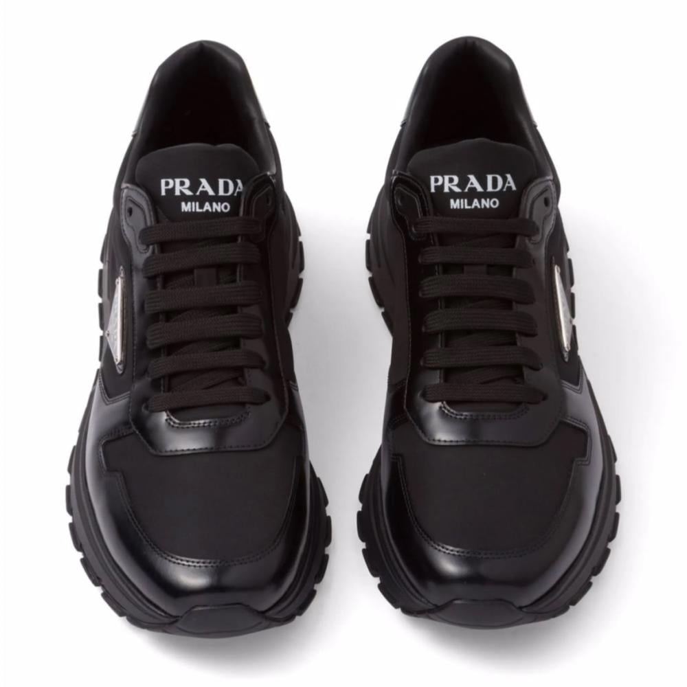Prada حذاء برادا اسود Prada Re-Nylon - 3
