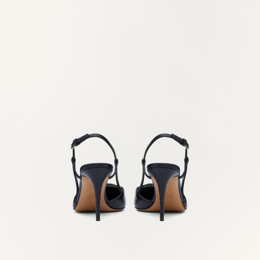 Valentino Valentino VLOGO SIGNATURE CALFSKIN SLINGBACK PUMP 80 MM - 5