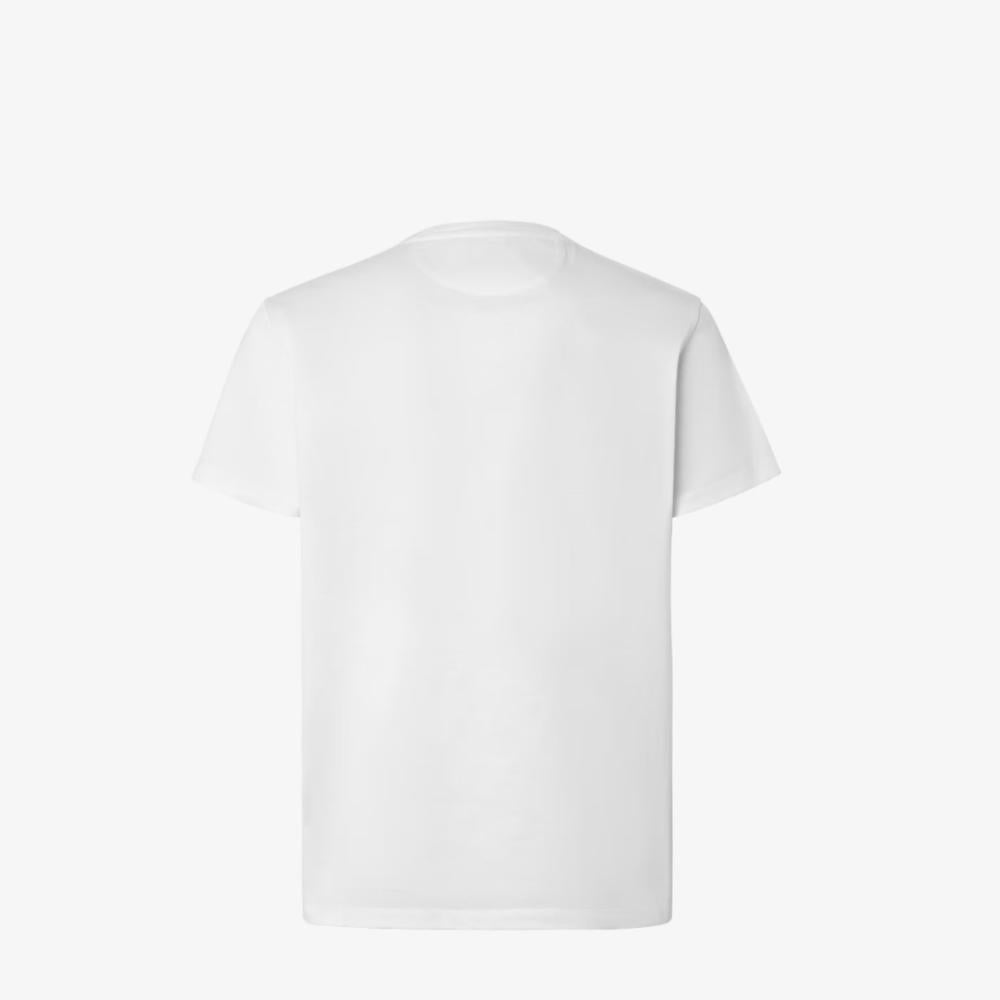 Fendi White Cotton T-Shirt - 2