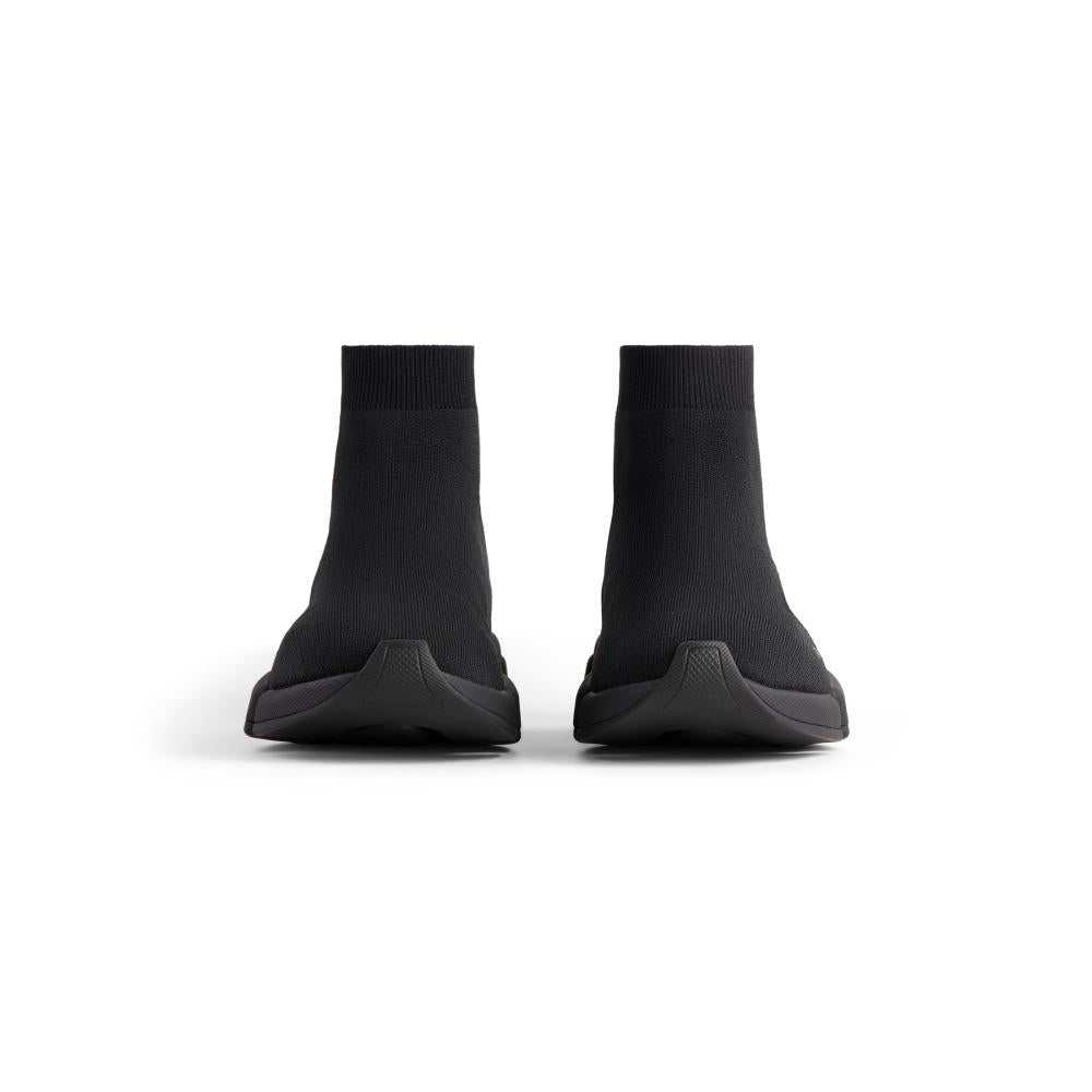 Balenciaga MEN'S SPEED 2.0 RECYCLED KNIT SNEAKER IN BLACK - 4