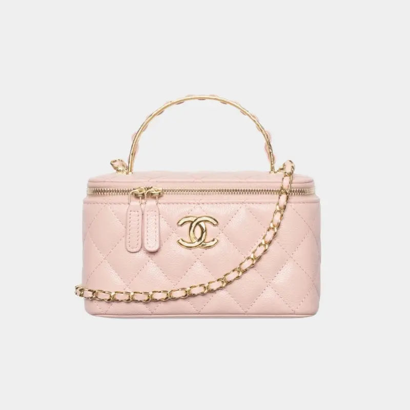 CHANEL Long Vanity with Chain in Shiny Grained