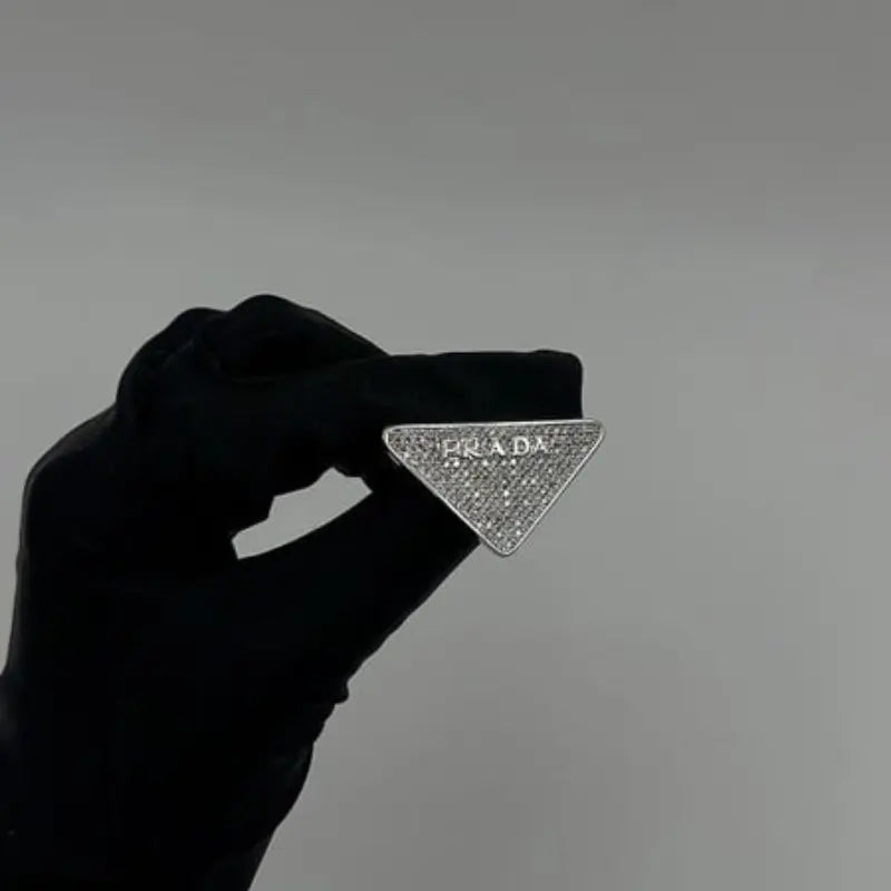 Prada Silver Brooch