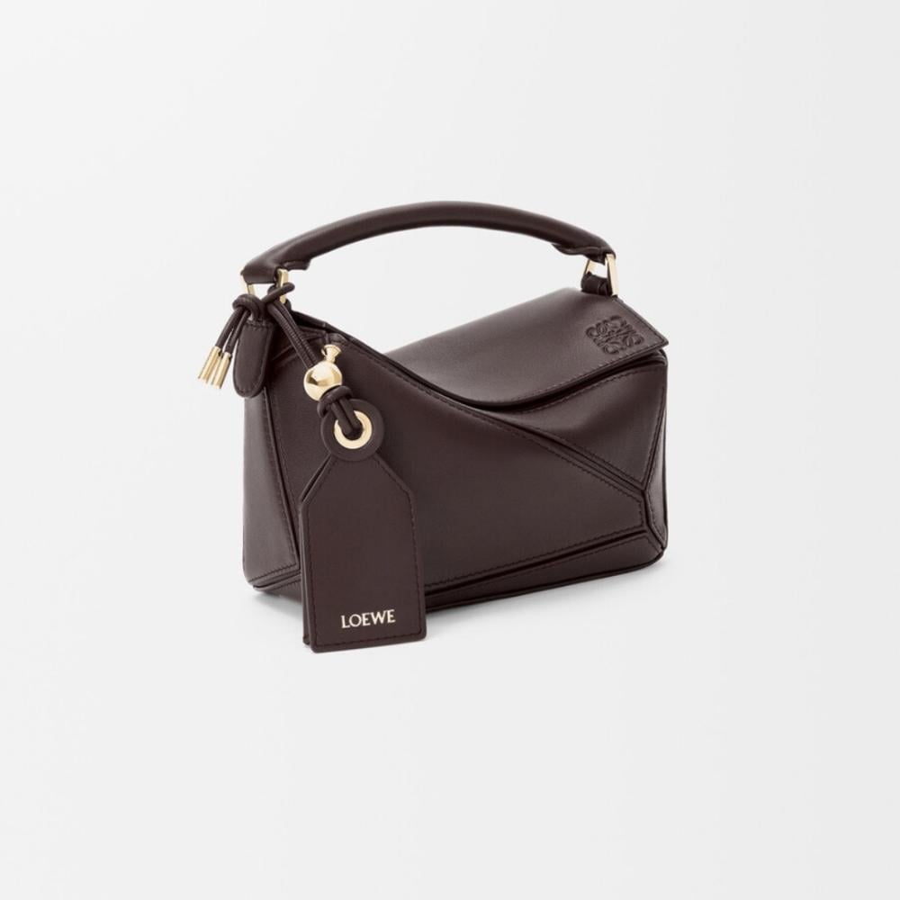 Loewe Mini Featherlight Puzzle Bag in Nappa Lambskin - 2