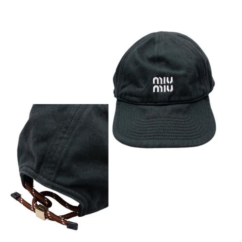Miu Miu Denim Baseball Cap