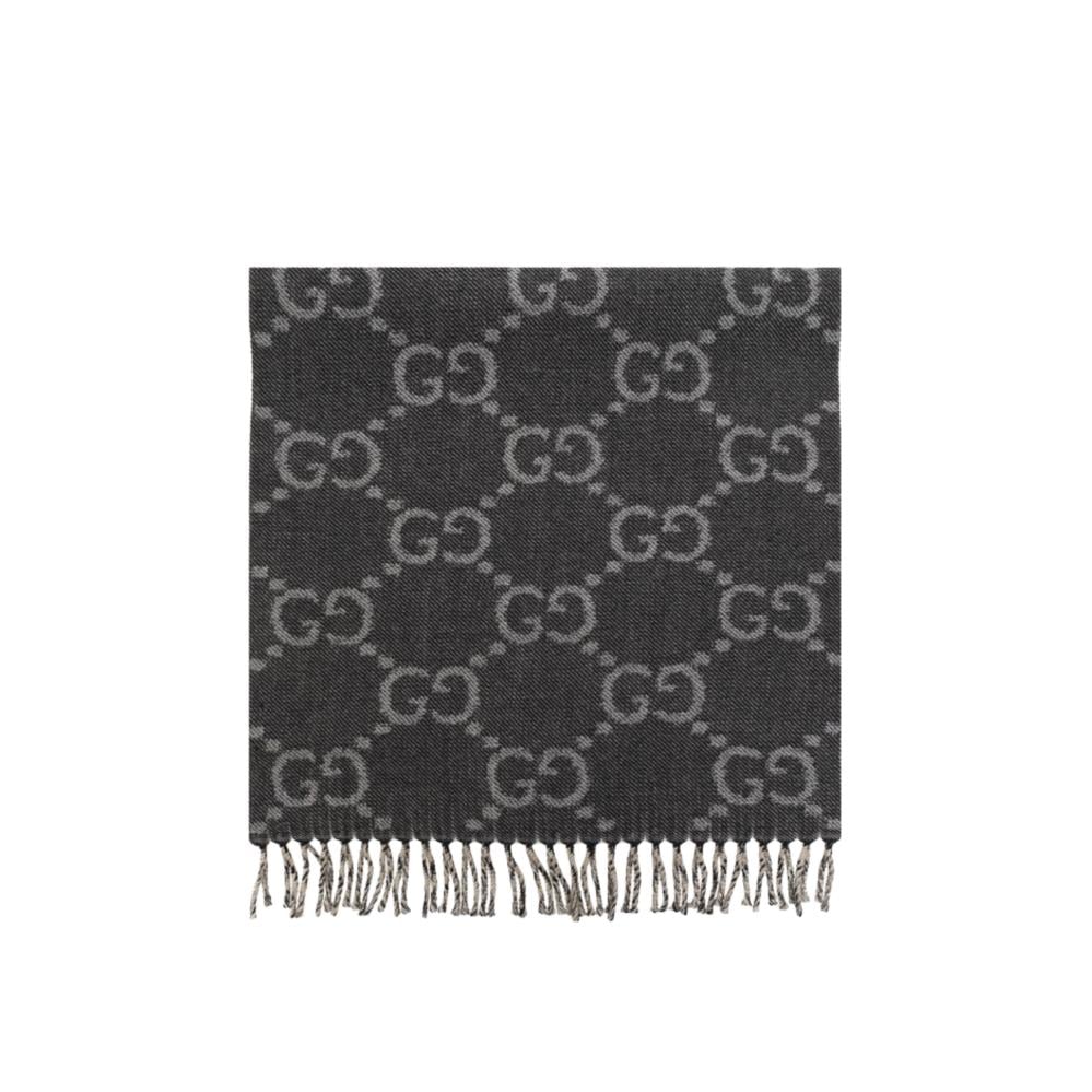 Gucci Gray Gucci Scarf