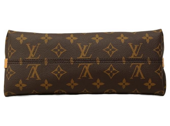 Louis Vuitton Monogram Carryall BB Shoulder Bag Brown