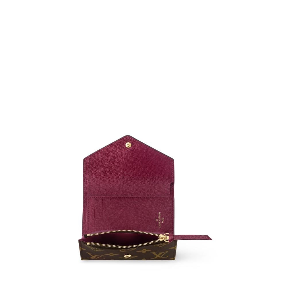 Louis Vuitton محفظة لويس فيتون عنابي | Victorine Wallet - 5