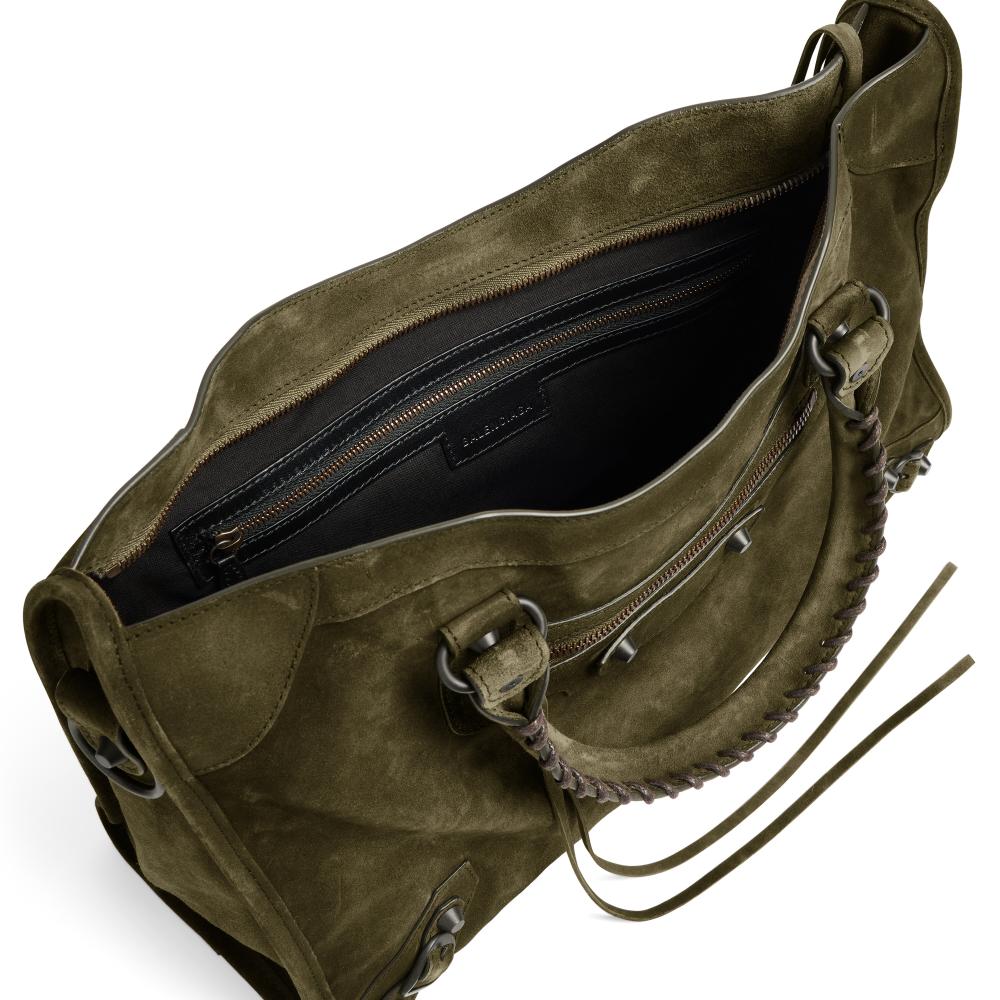 Balenciaga شنطة بالنسياقا WOMEN'S LE CITY BAG IN KHAKI - 6