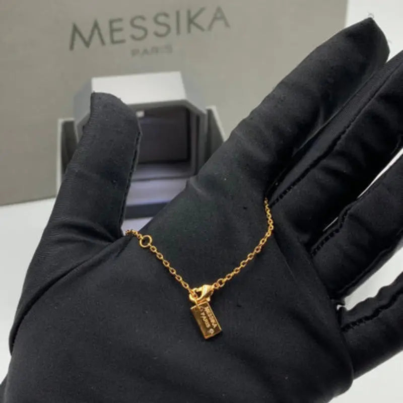 Messika Gold Single Ring Necklace
