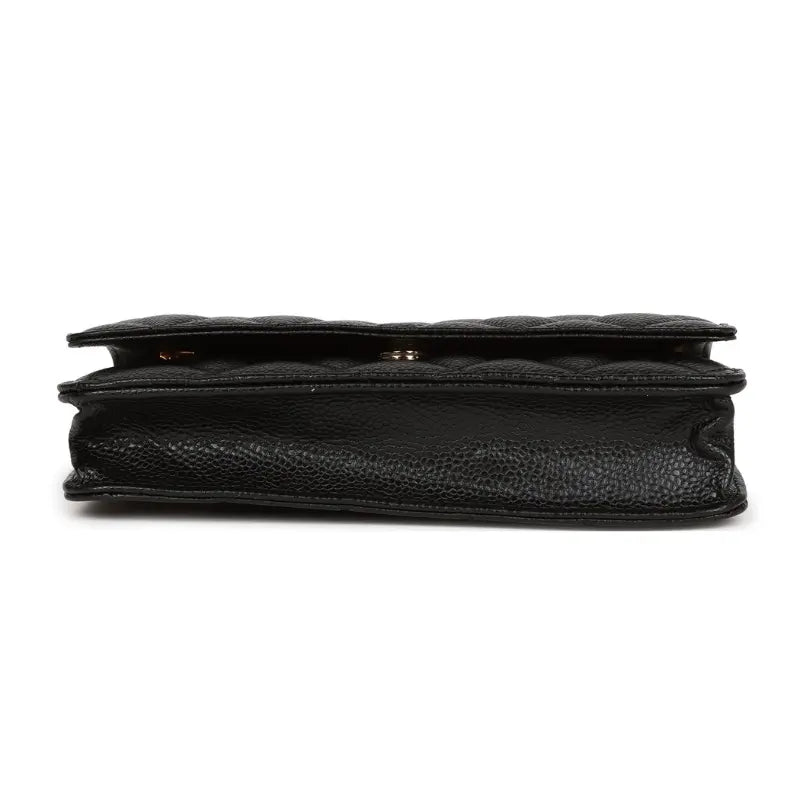 Chanel Wallet on Chain WOC Black Caviar Gold Hardware