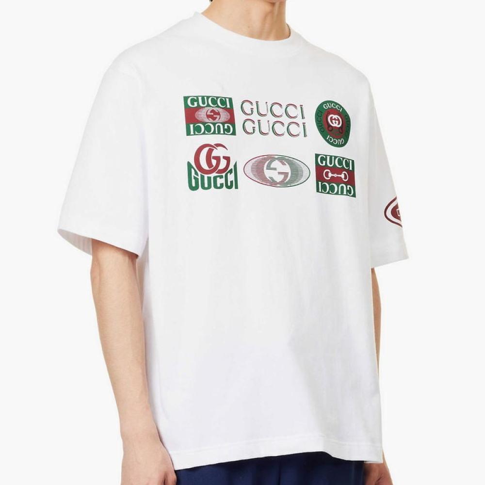 Gucci تيشيرت قوتشي ابيض و اسود - 2