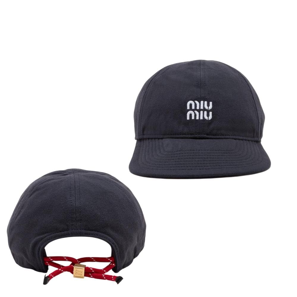 Miu Miu Miu Miu Denim Baseball Cap - 2