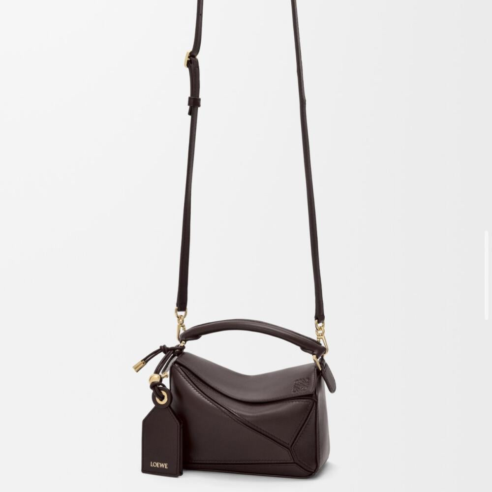 Loewe Mini Featherlight Puzzle Bag in Nappa Lambskin - 4