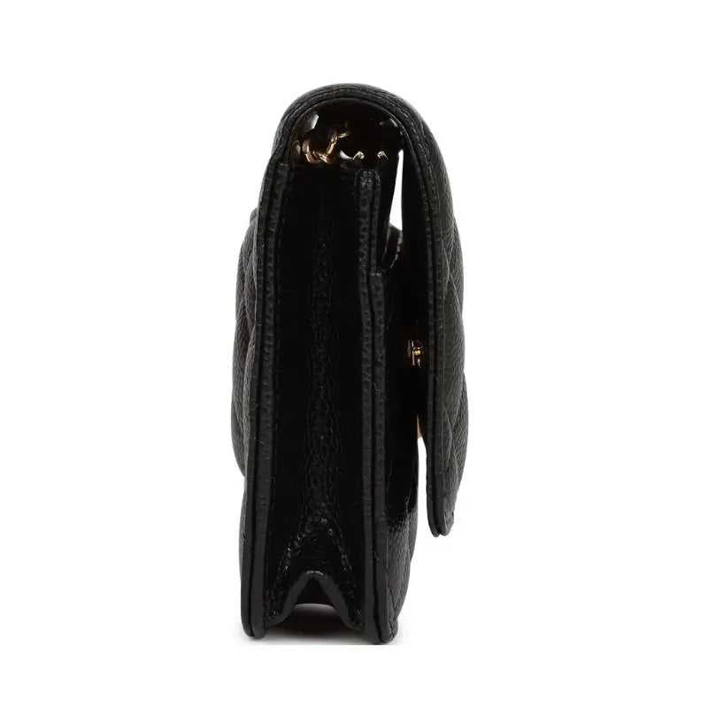 Chanel Wallet on Chain WOC Black Caviar Gold Hardware