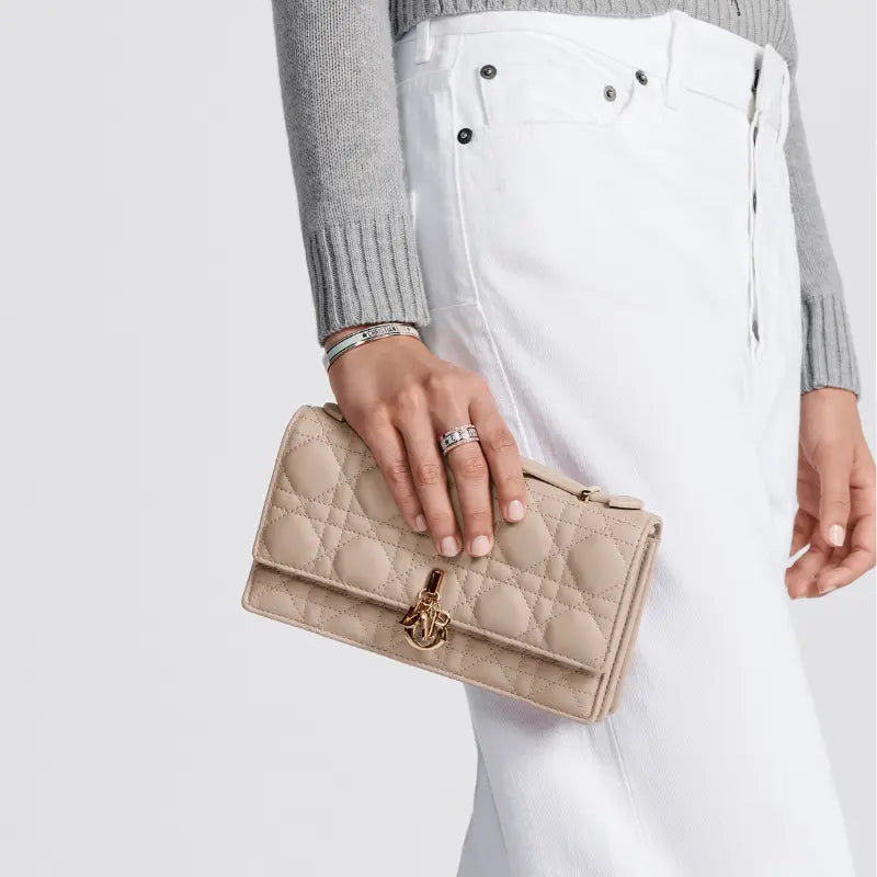 My Dior Mini Bag – Powder Beige Cannage Lambskin