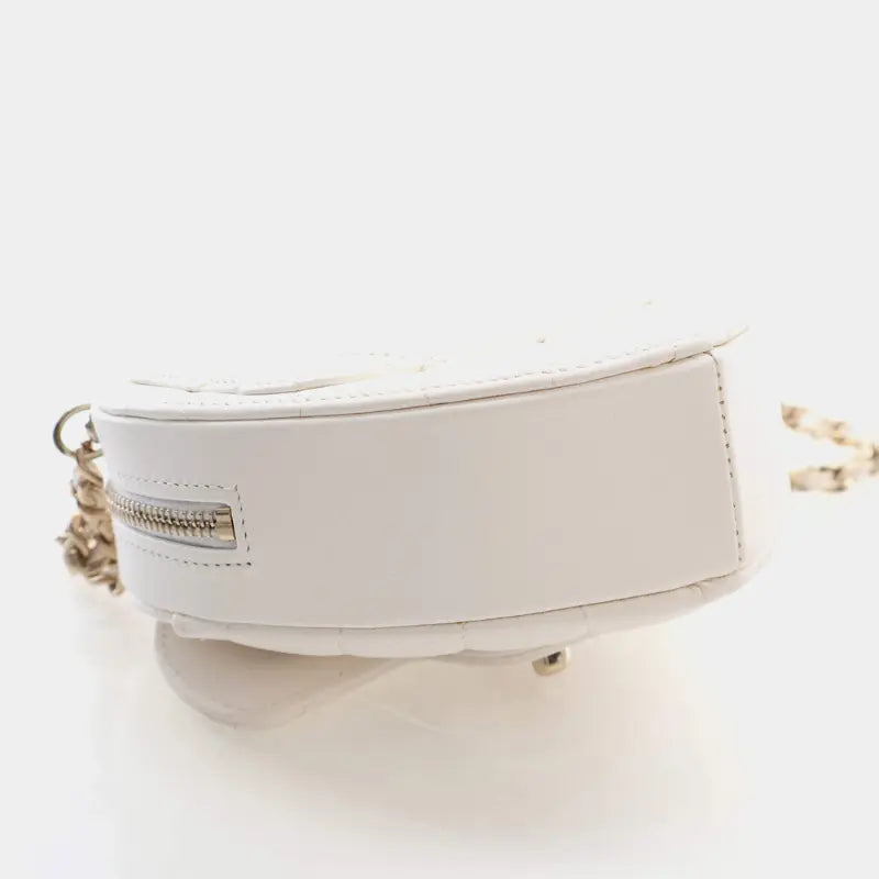 Chanel CC In Love Heart Mini Lambskin Leather Crossbody Bag