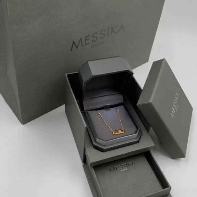 Messika Gold Single Ring Necklace