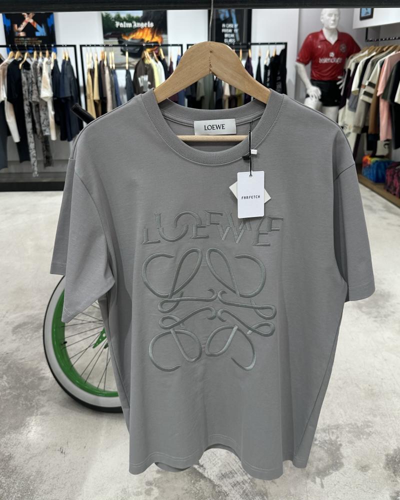 Loewe تيشيرت لويفي رمادي - 2