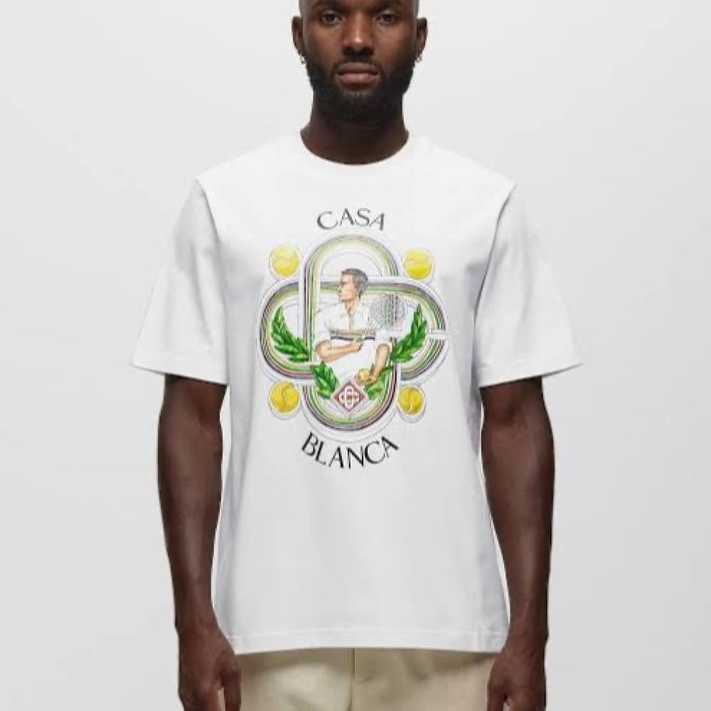 Casa Blanca تيشيرت كازا بلانكا ابيض - 2