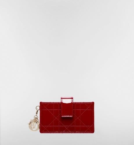 Lady Dior Jasmine Card Holder