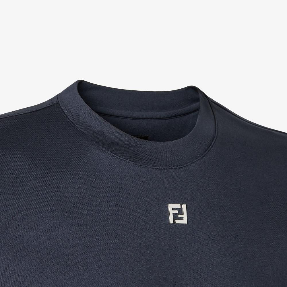 Fendi تيشيرت فندي ازرق فاتح - 3