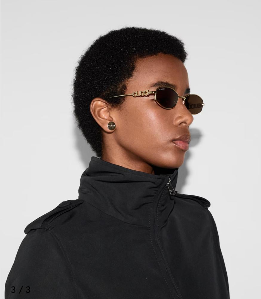 Gucci Frameless oval sunglasses - 4