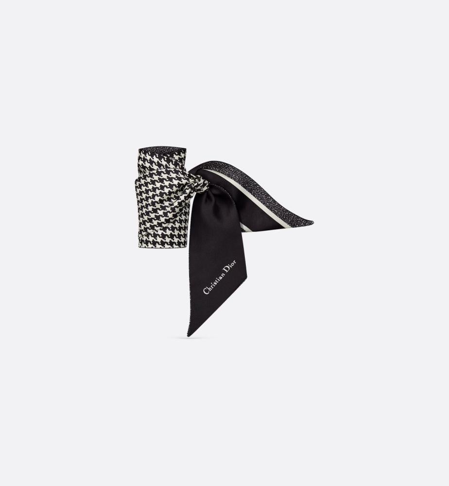Dior سكارف ديور اسود و سكري - 4