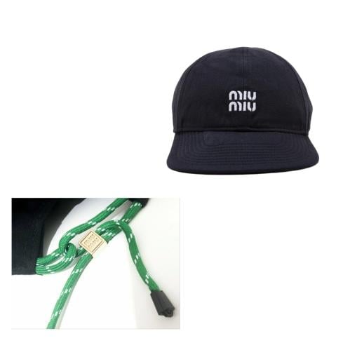 Miu Miu Denim Baseball Cap