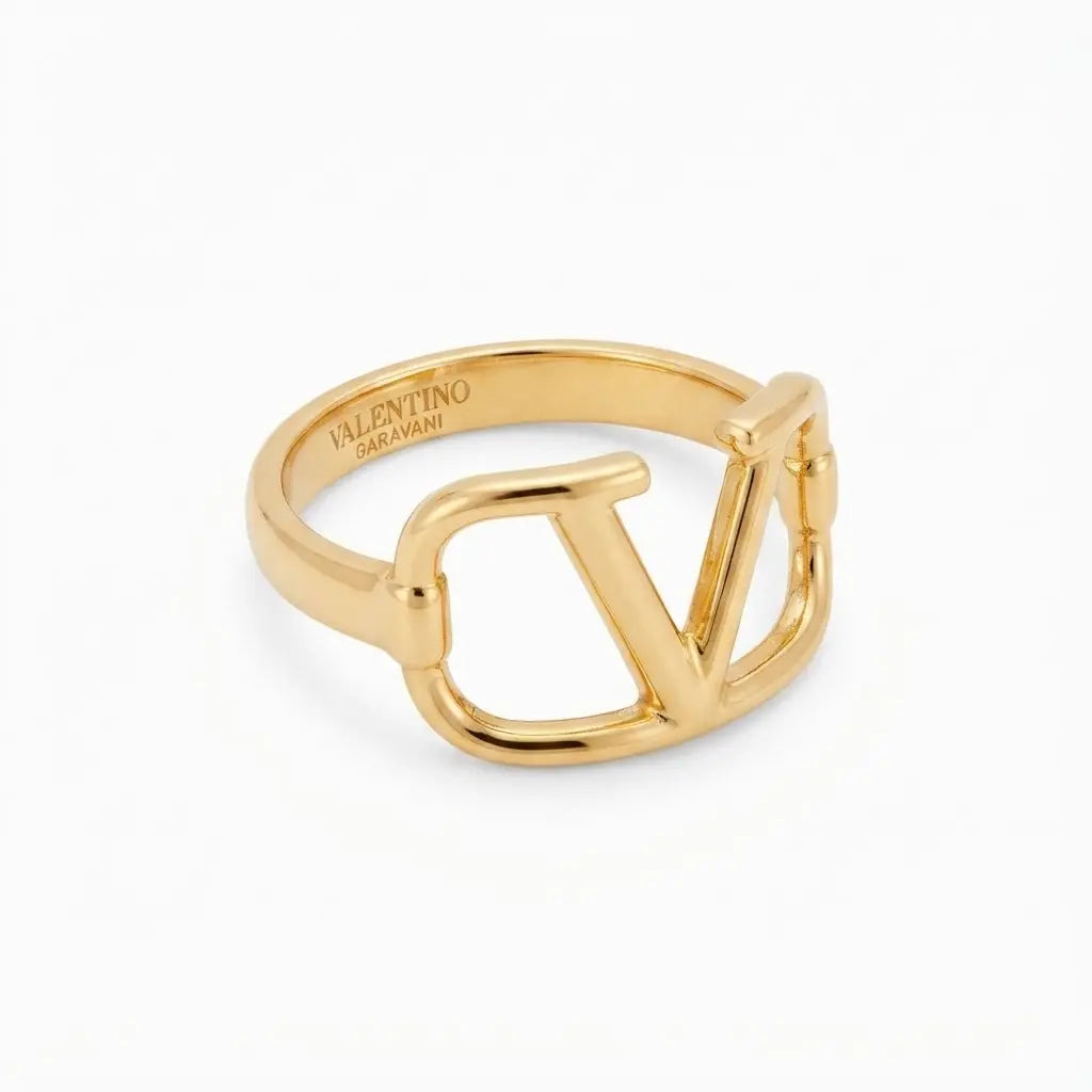 إكس براندات gold-colored ring