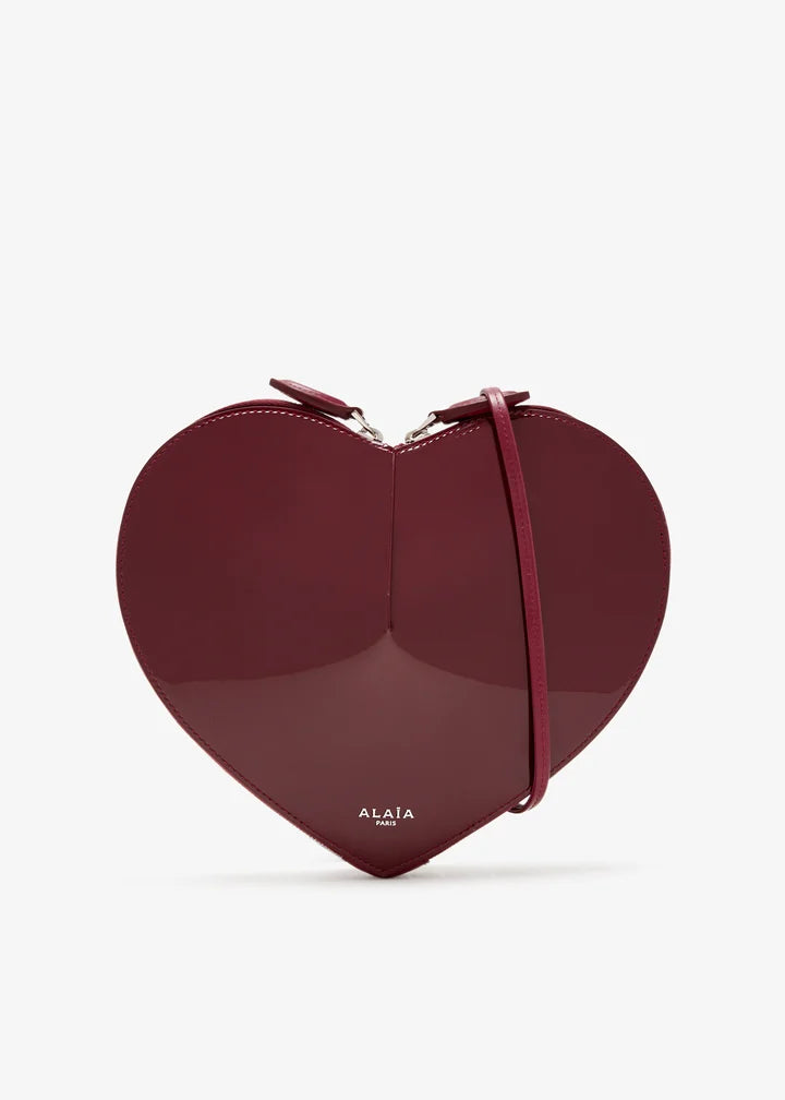 Xbrandat Le Cœur Heart-Shaped Leather Crossbody Bag