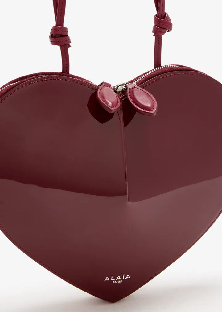 Xbrandat Le Cœur Heart-Shaped Leather Crossbody Bag
