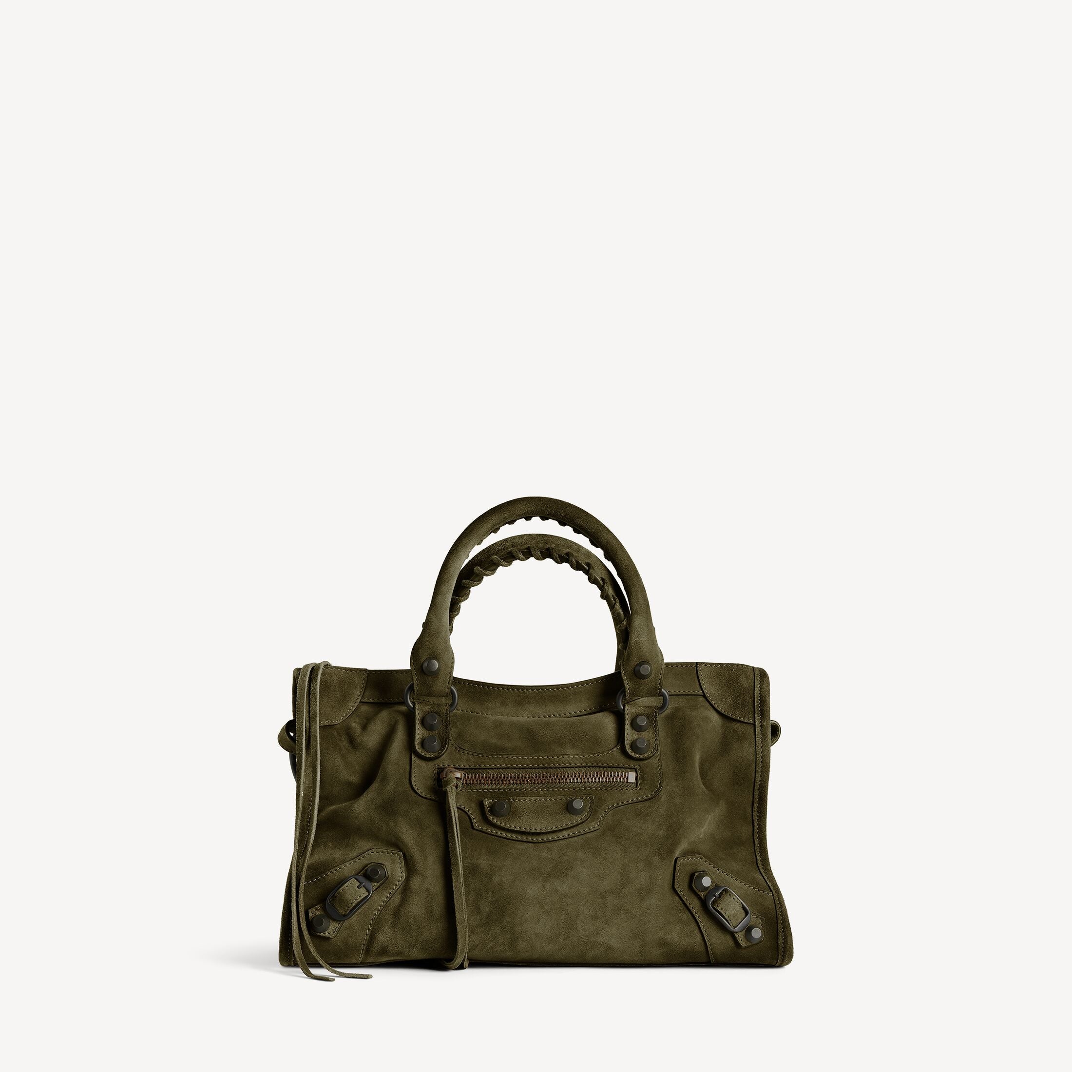 Xbrandat Le City Small Bag in Suede In Khaki