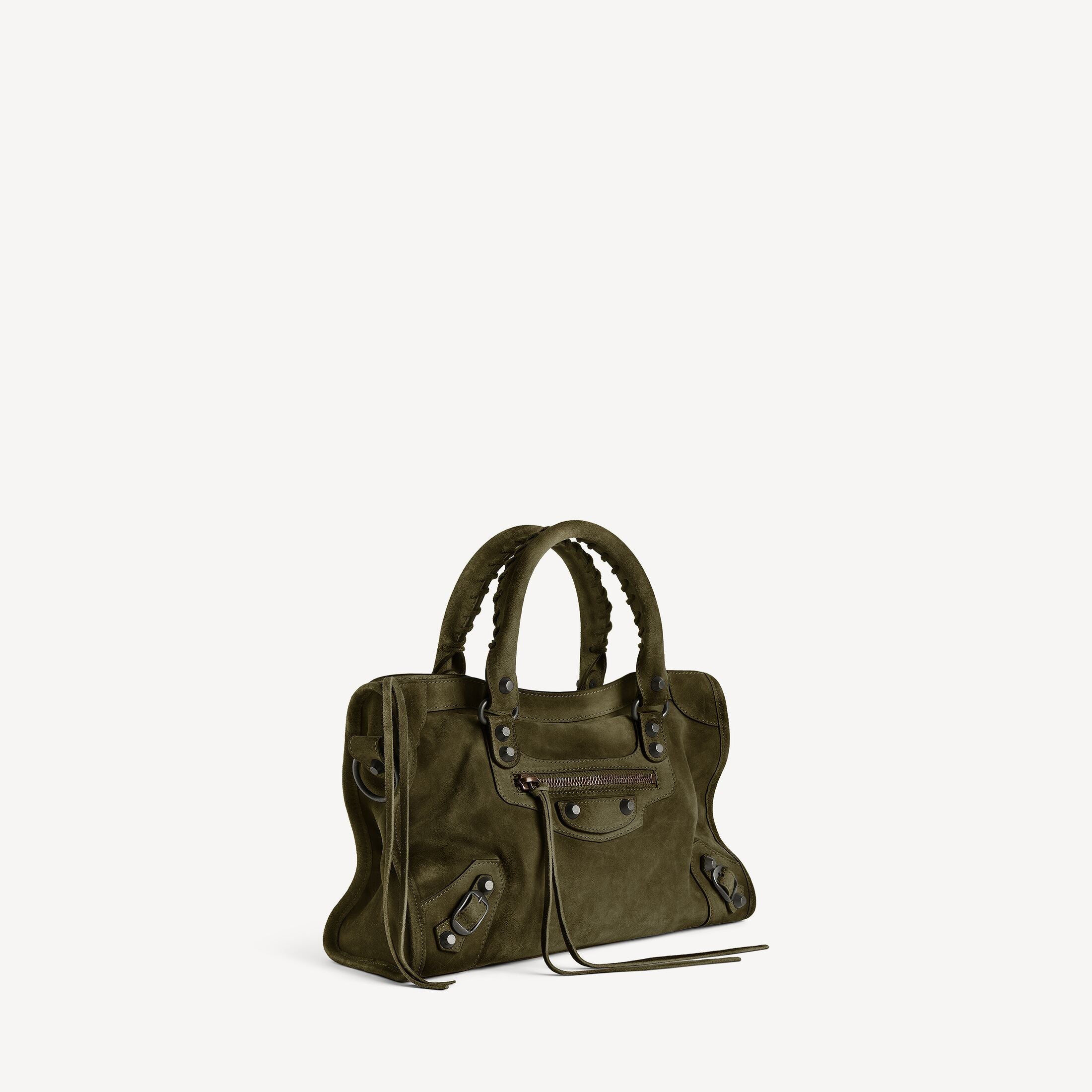 Xbrandat Le City Small Bag in Suede In Khaki