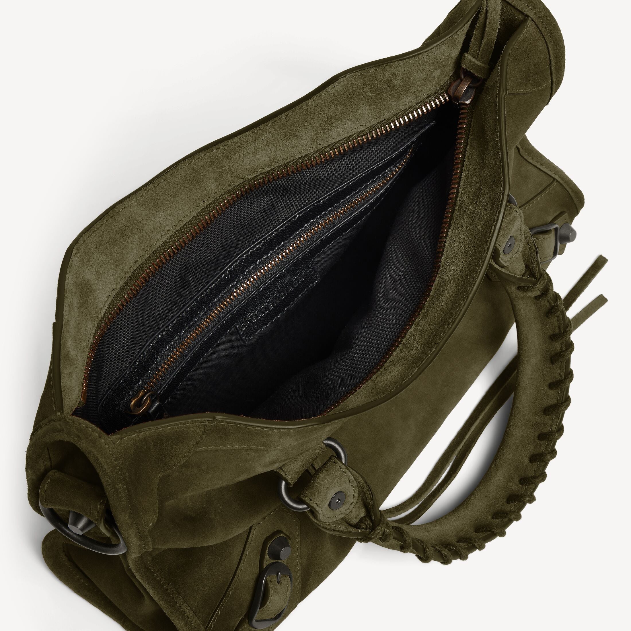 Xbrandat Le City Small Bag in Suede In Khaki
