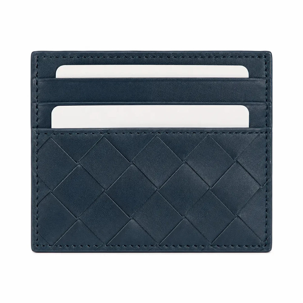 Xbrandat Intrecciato Leather Card Case – Style D