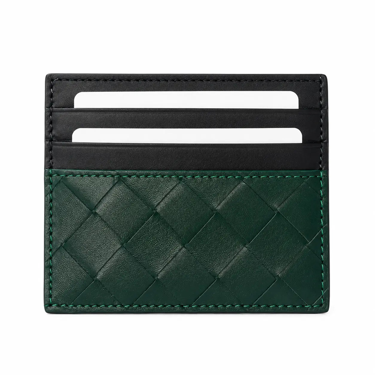 Bottega Veneta Intrecciato Leather Card Case