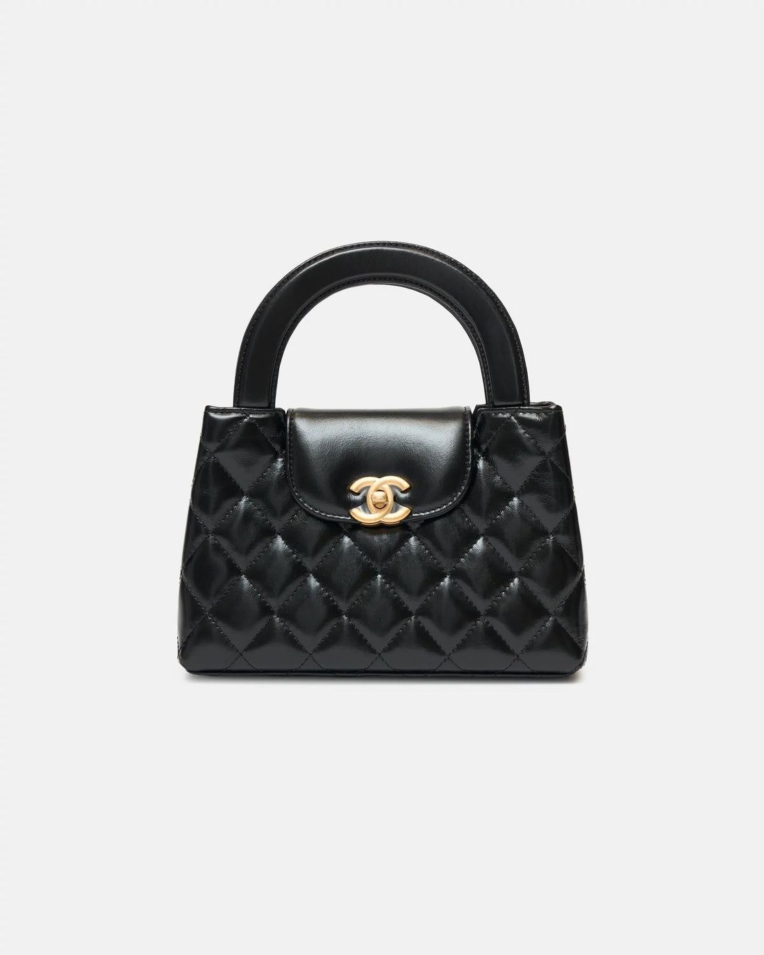 حقيبة إكس براندات Mini Kelly Shopping Bag من الجلد المبطن