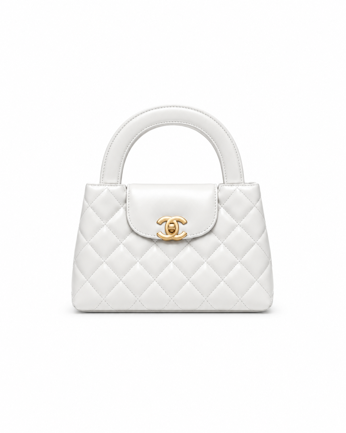 حقيبة إكس براندات Mini Kelly Shopping Bag من الجلد المبطن