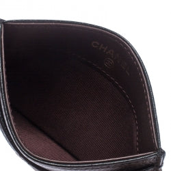 Xbrandat Caviar Quilted Vertical Card Holder