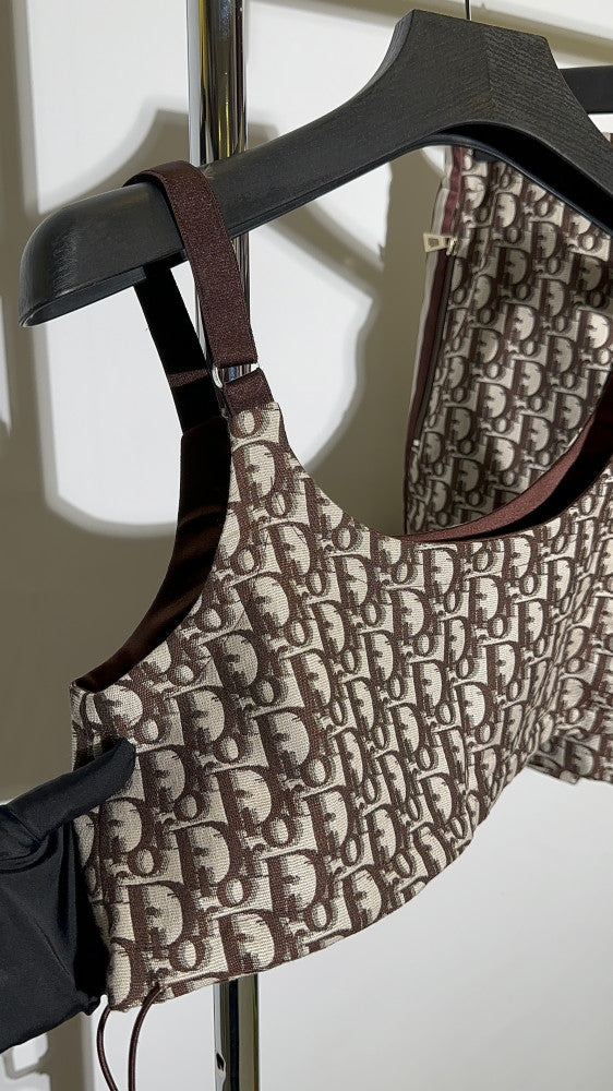 Dior طقم ديور بني - 2