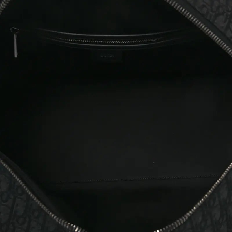 Dior Lingot 50 Bag Black Oblique Jacquard with Grained Calfskin