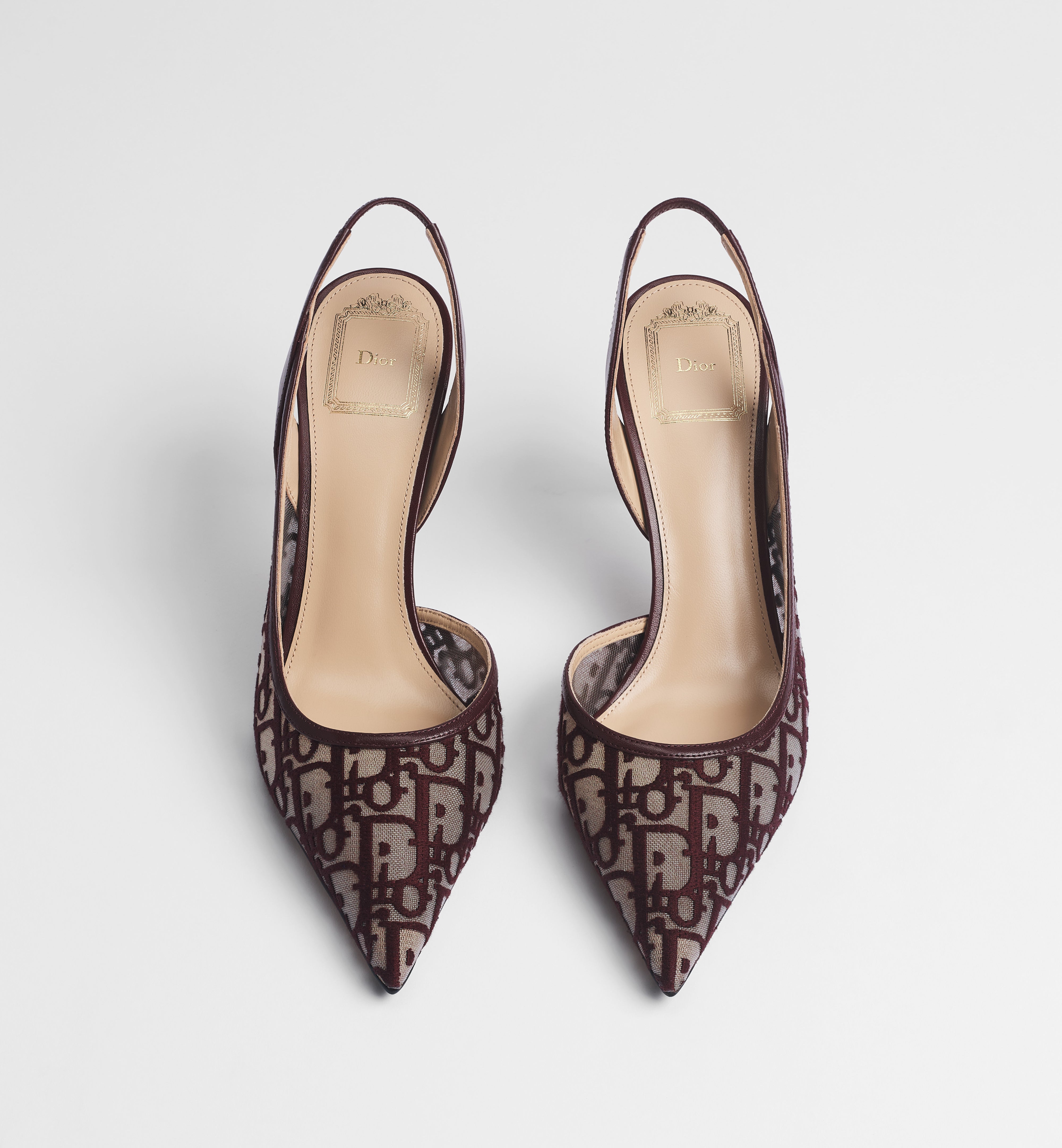 حذاء إكس براندات Aإكس برانداتable Slingback – بيج Trench بتطريز إكس براندات Oblique