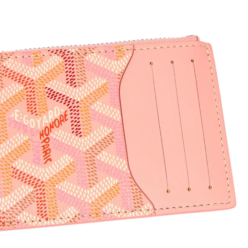 Goyard Bourbon Zipped Card Holder Multicoloured