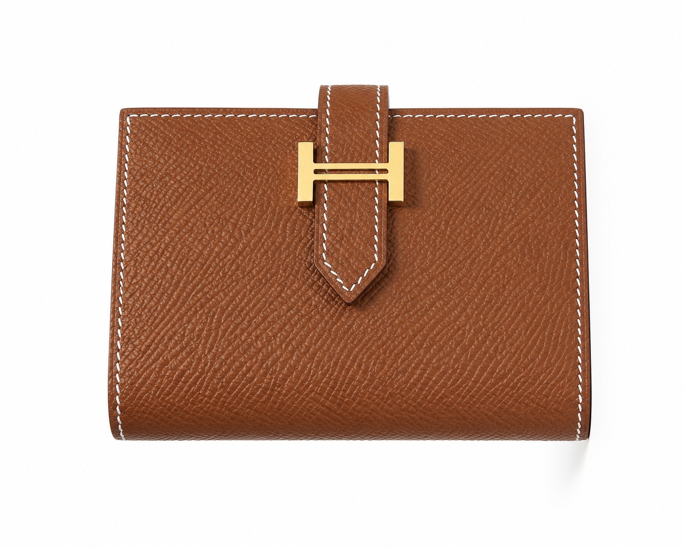 Hermès Béarn Compact Card Holder – Étoupe