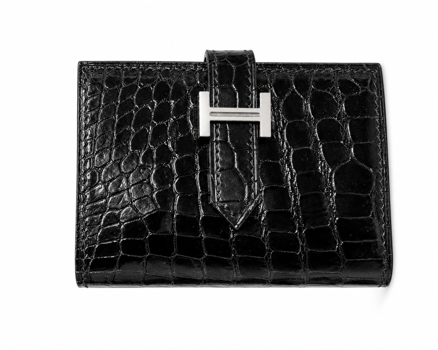 Hermès Béarn Compact Wallet – Black