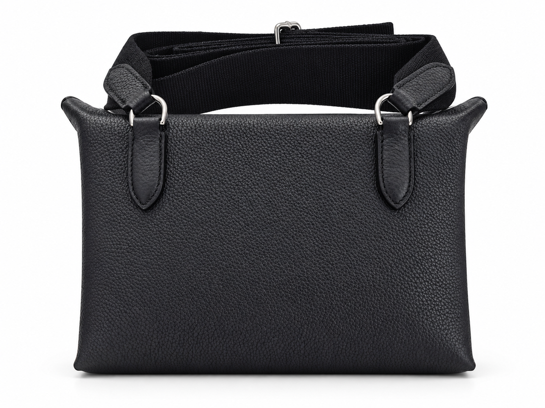 Xbrandat Evelyne Perforated H Leather Crossbody Bag