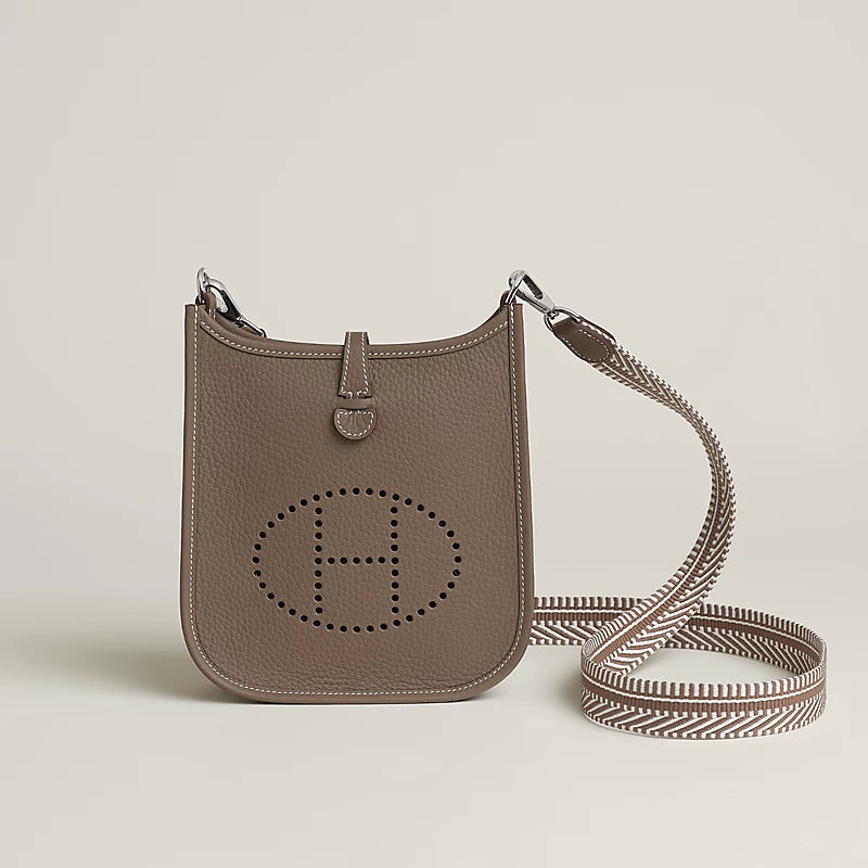 إكس براندات Mini Evelyne 16 Amazone Bag in Etoupe