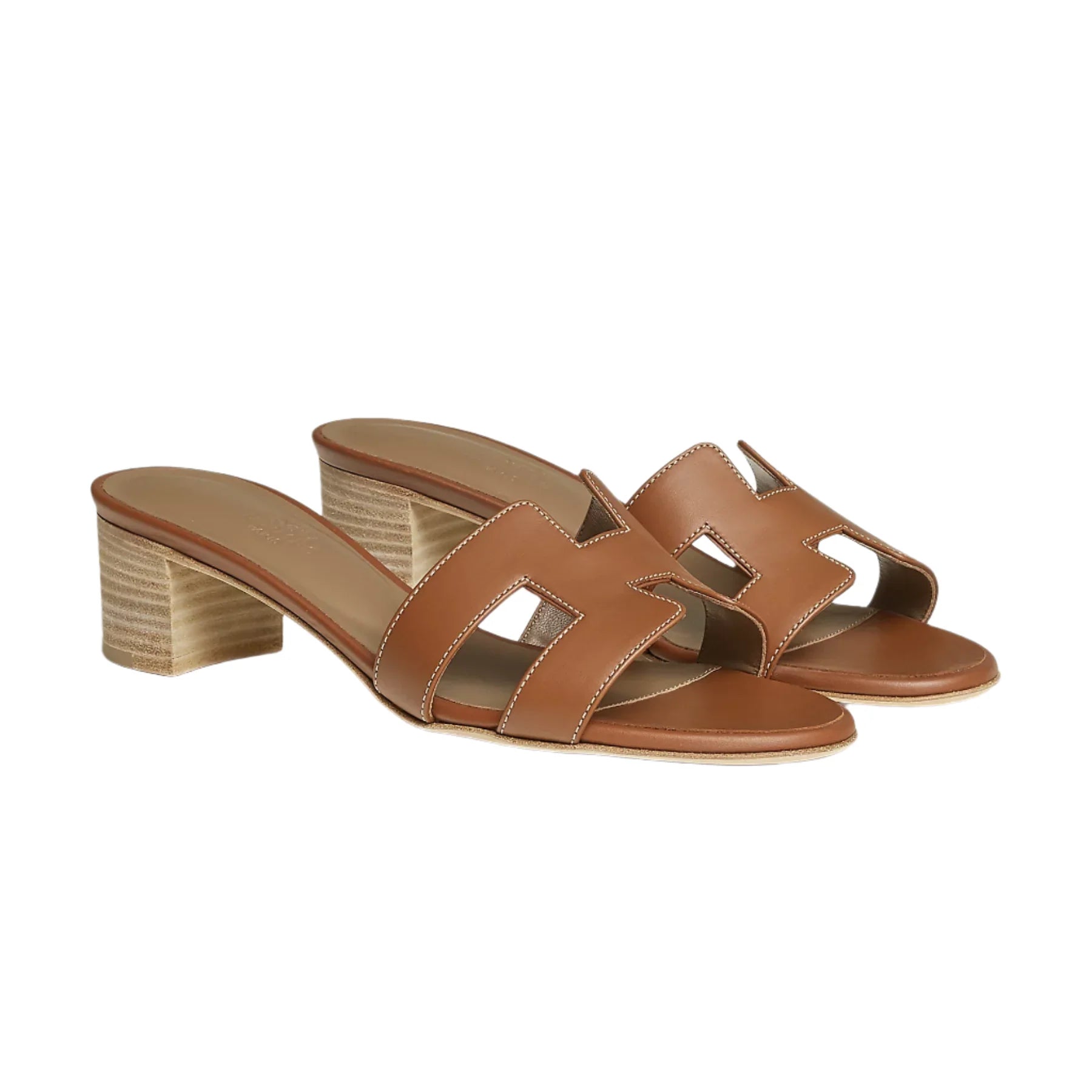 Xbrandat Oasis Sandal – Gold Calfskin