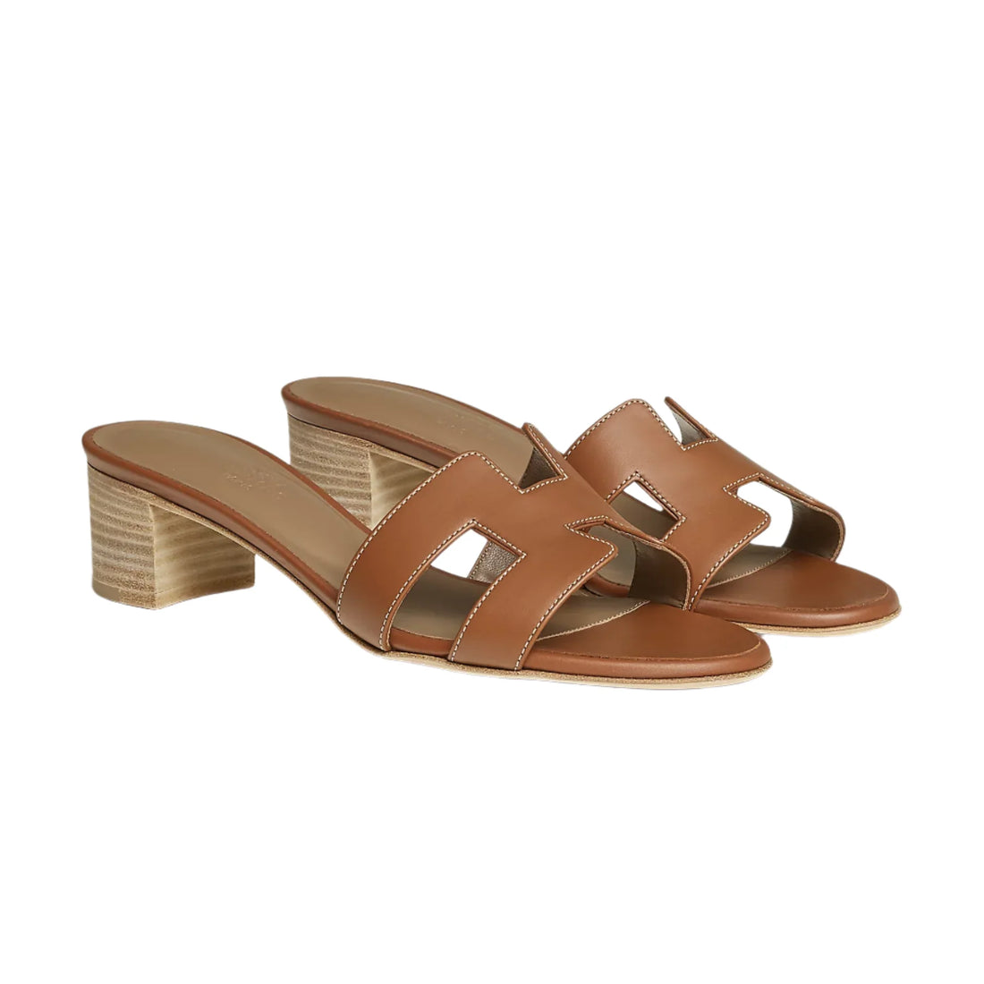 Xbrandat Oasis Sandal – Gold Calfskin
